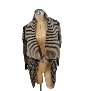 Max Studio Size M Open Cardigan Lambswool Alpaca